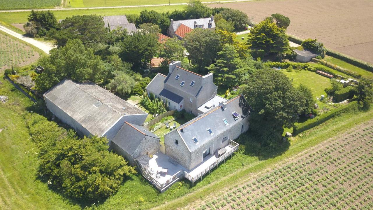 La Grange Aux Lievres, Gites Kerdoel Cléder Kültér fotó