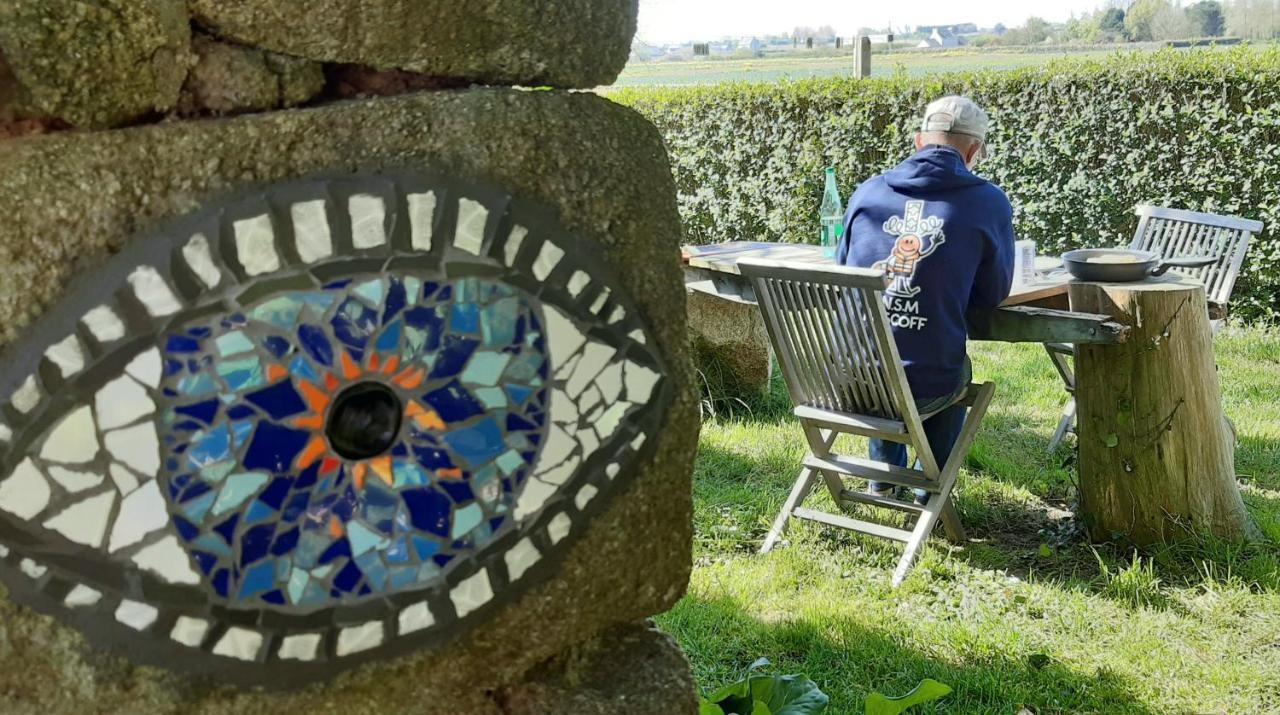 La Grange Aux Lievres, Gites Kerdoel Cléder Kültér fotó